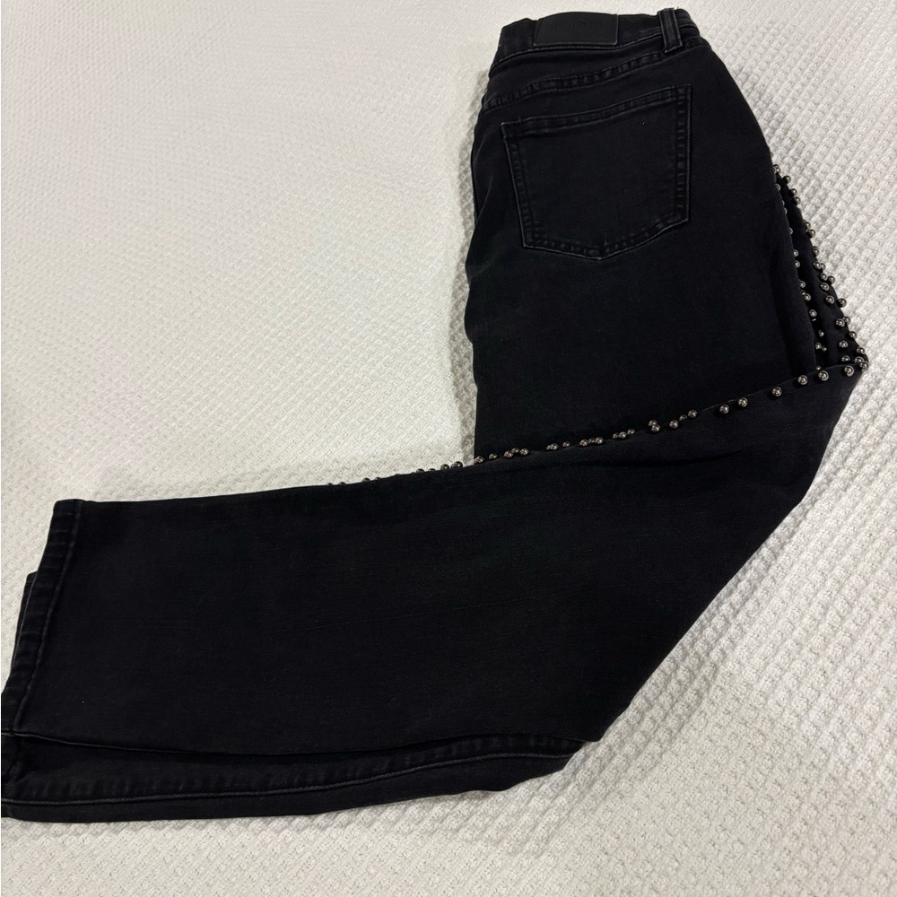 Pistola size 29 Black Studded Skinny Ankle Jeans - Picture 8 of 16